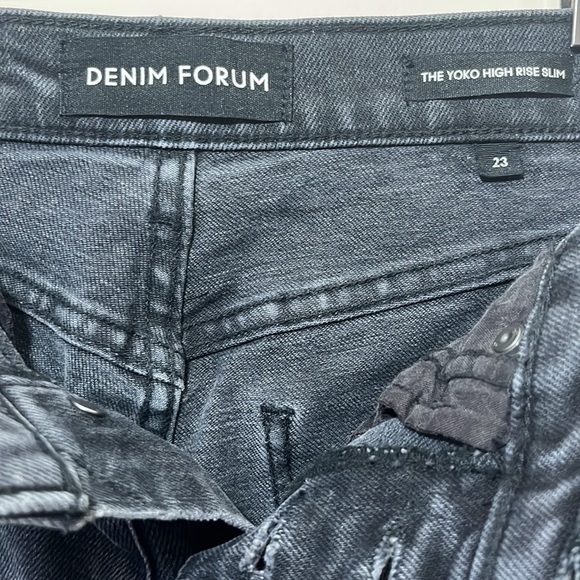 Denim Forum Yoko Hi Rise Denim - Picture 6 of 7